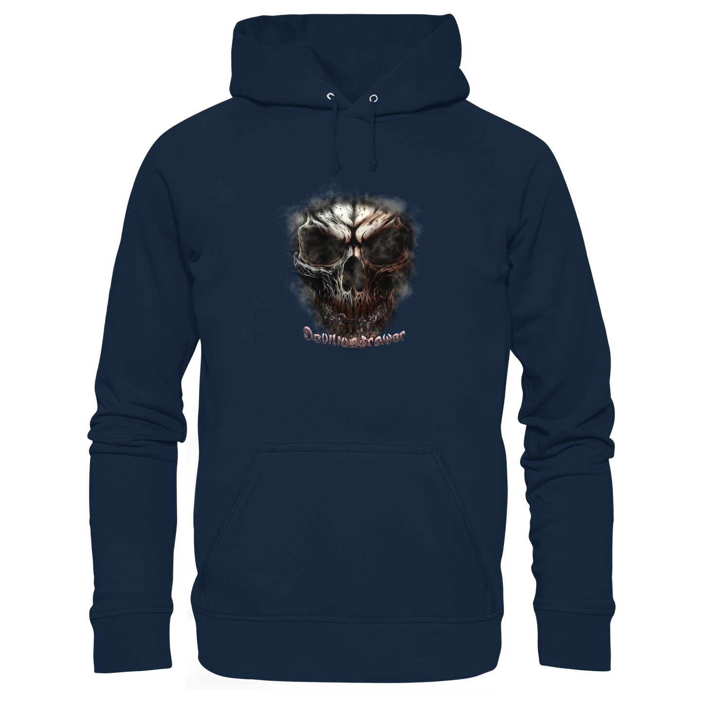 Deviliusdrawer Fire Skeleton - Organic Hoodie