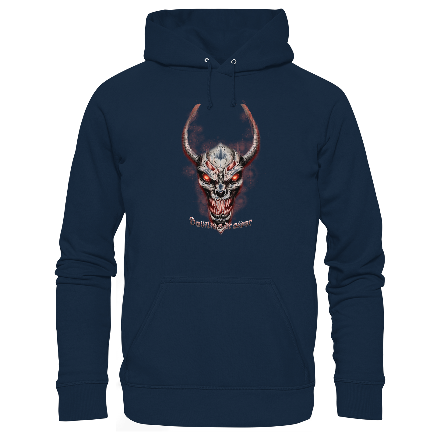 Deviliusdrawer Red Eyed Skeleton - Organic Hoodie