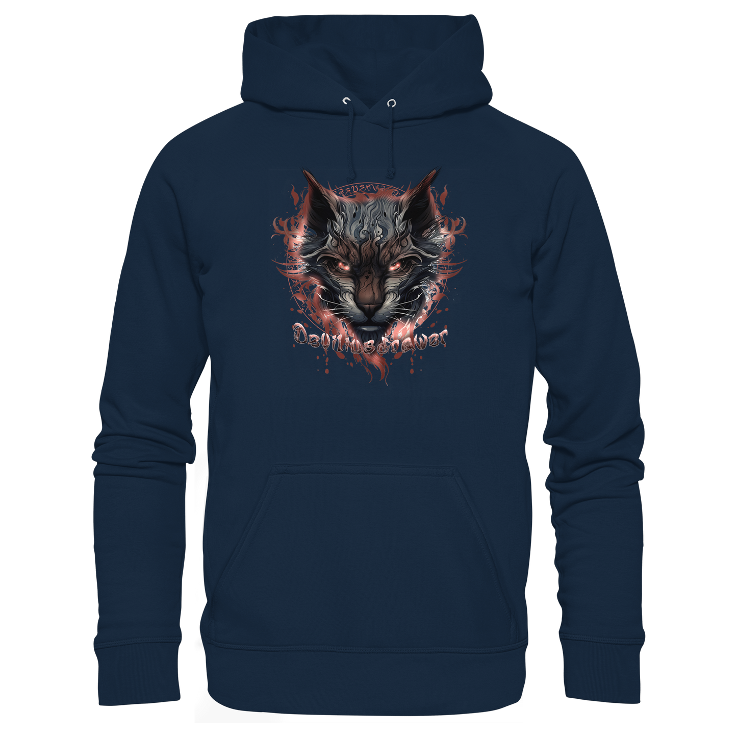 Deviliusdrawer Devil Cat - Organic Hoodie
