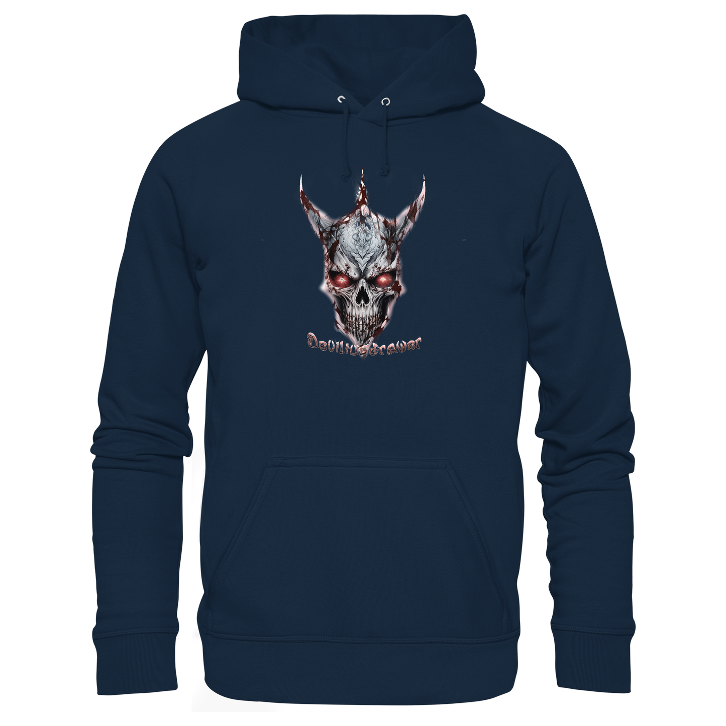 Deviliusdrawer Bloody Skeleton - Organic Hoodie