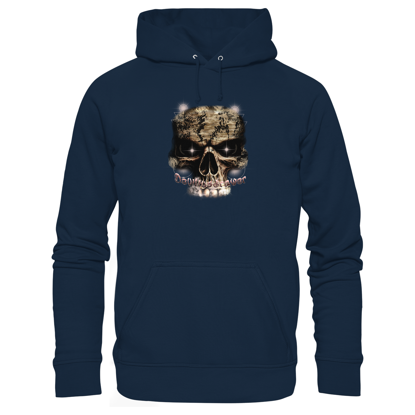 Deviliusdrawer Skeleton Eye - Organic Hoodie