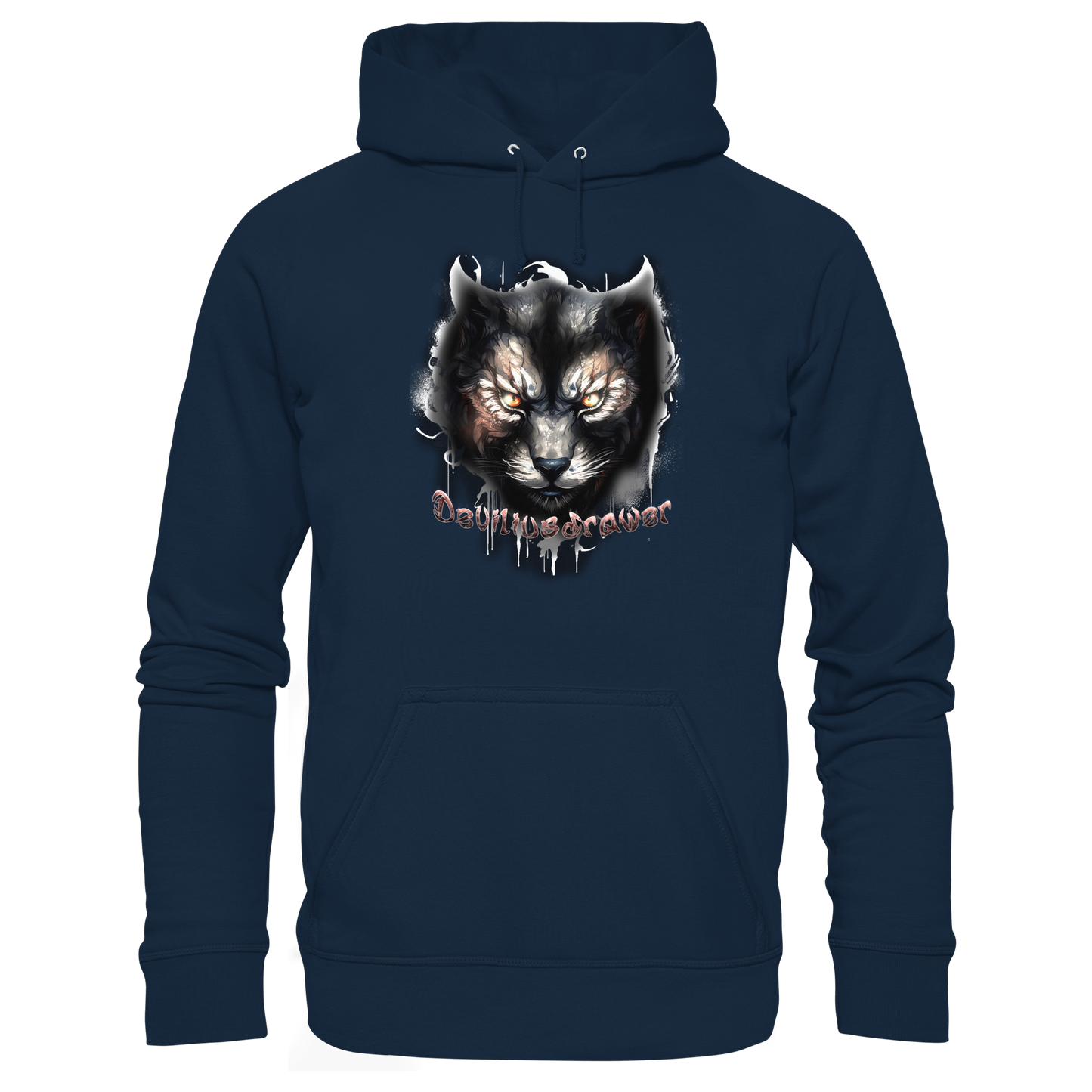 Deviliusdrawer Vampire Cat - Organic Hoodie