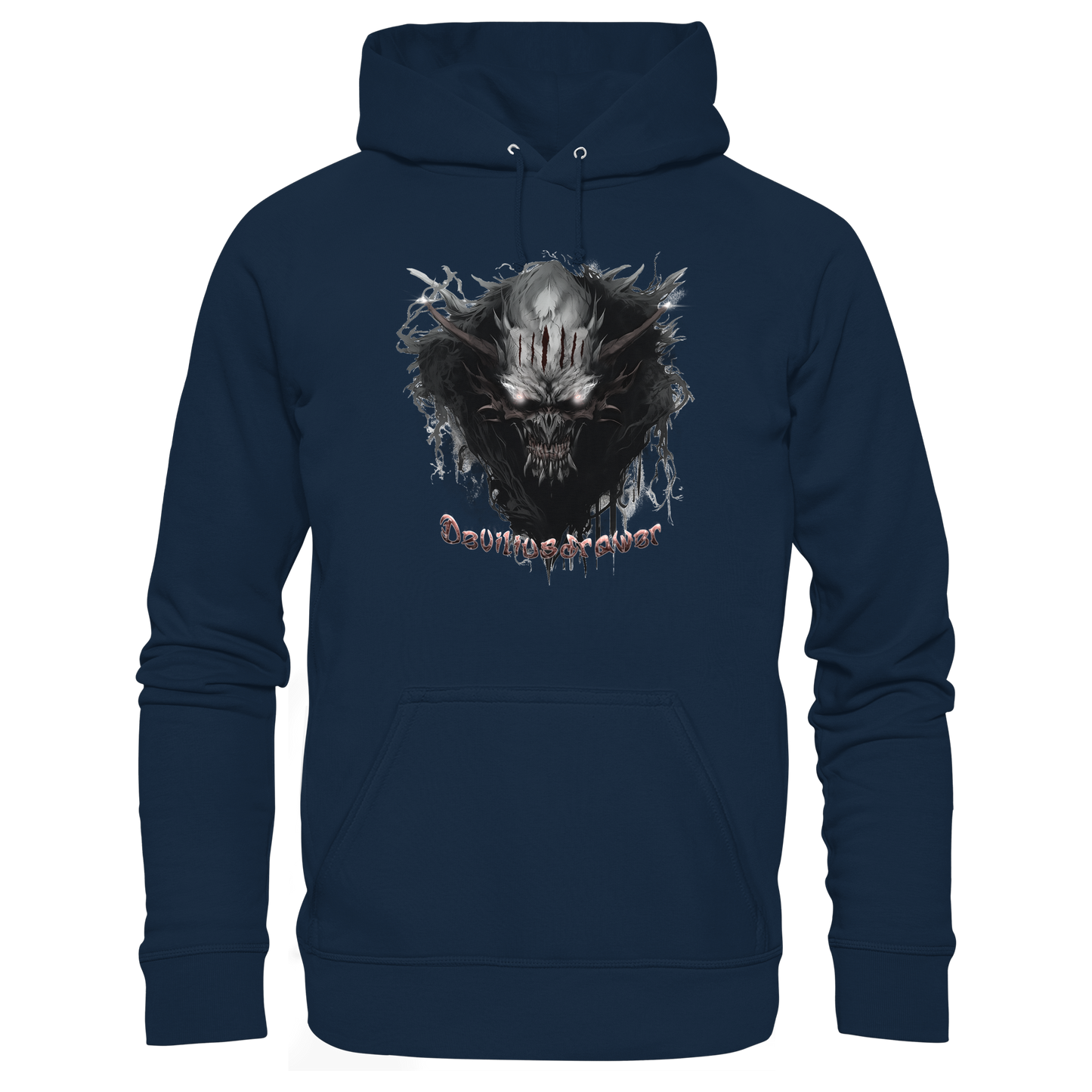 Deviliusdrawer Dark Smoke Demon - Organic Hoodie