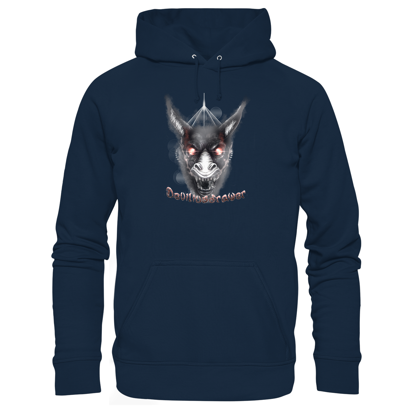 Deviliusdrawer Evil Donkey - Organic Hoodie