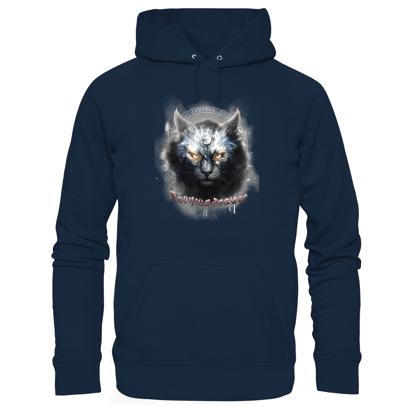 Deviliusdrawer Mysthic Cat - Organic Hoodie