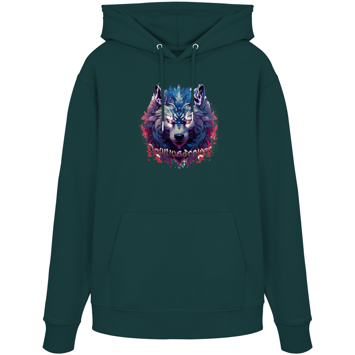 Deviliusdrawer Magic Wolf - Organic Hoodie