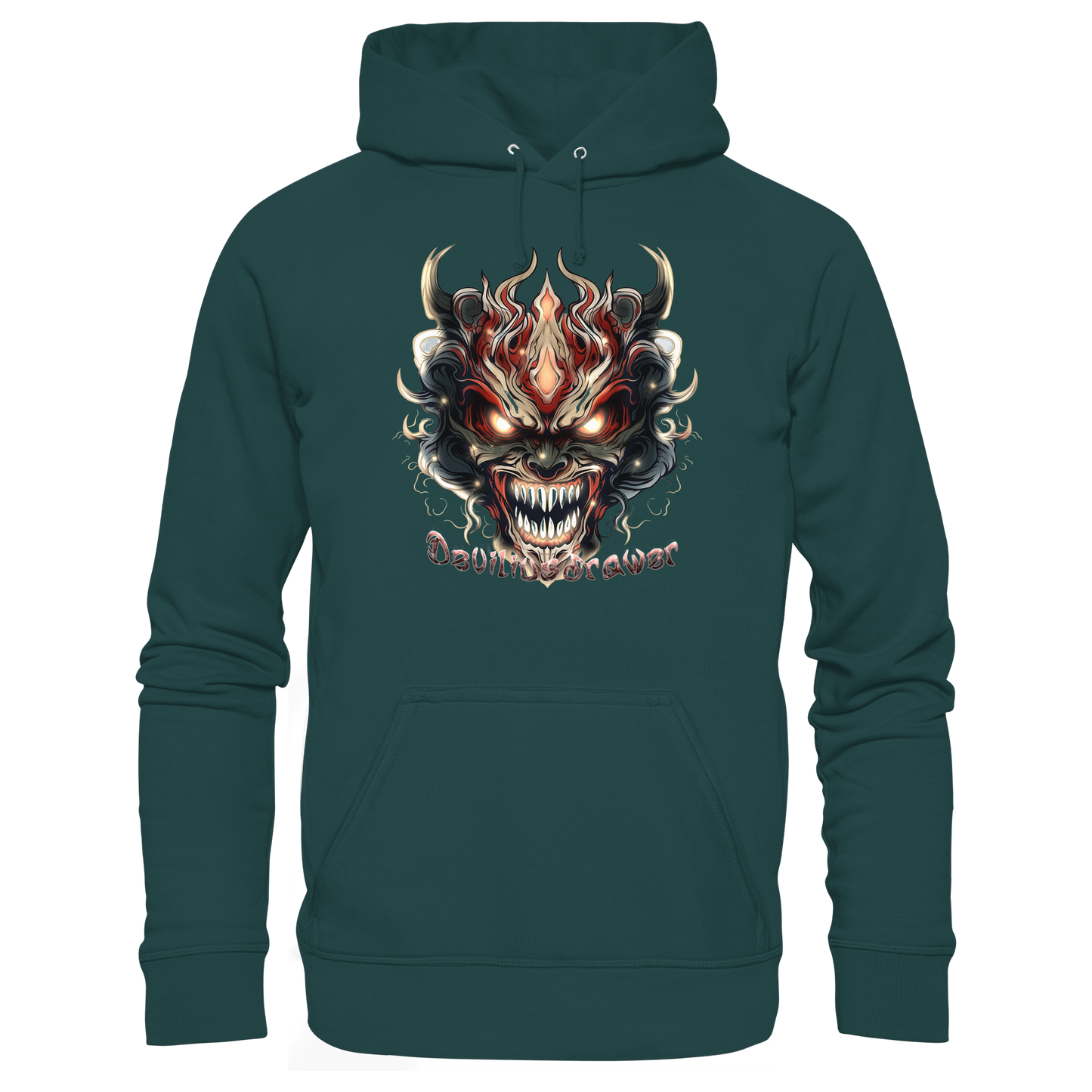 Deviliusdrawer Evil Vamp Mask - Organic Hoodie