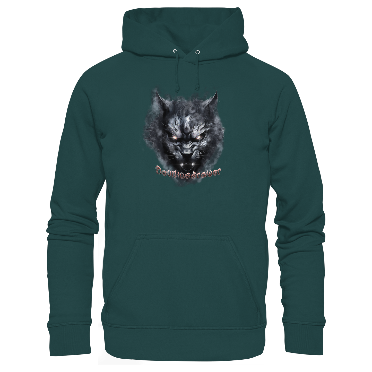 Deviliusdrawer Dark Beast Tiger  - Organic Hoodie