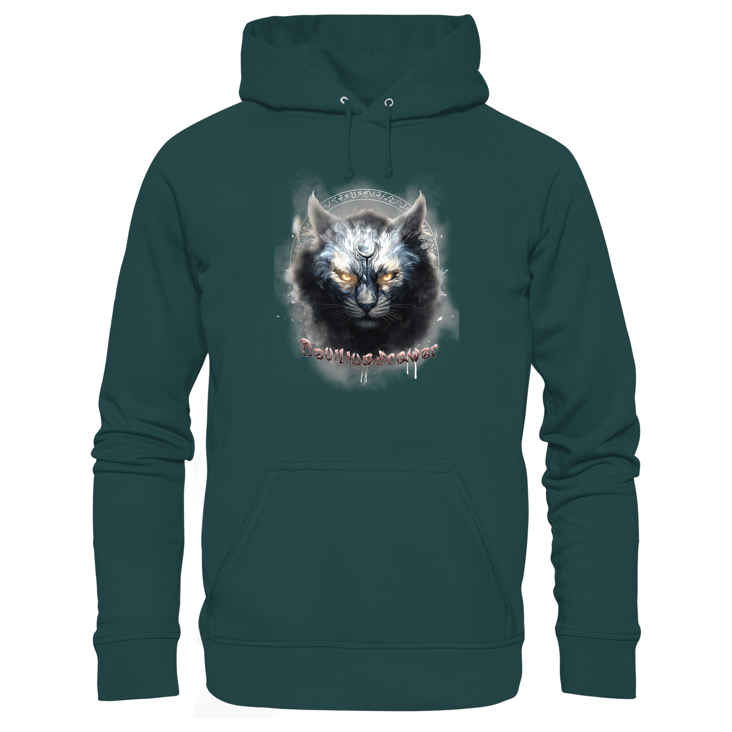 Deviliusdrawer Mysthic Cat - Organic Hoodie