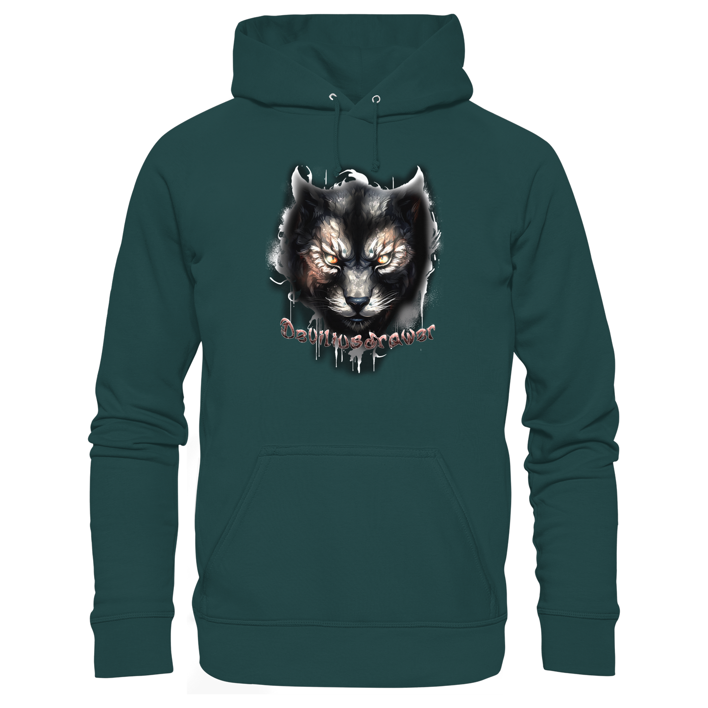 Deviliusdrawer Vampire Cat - Organic Hoodie
