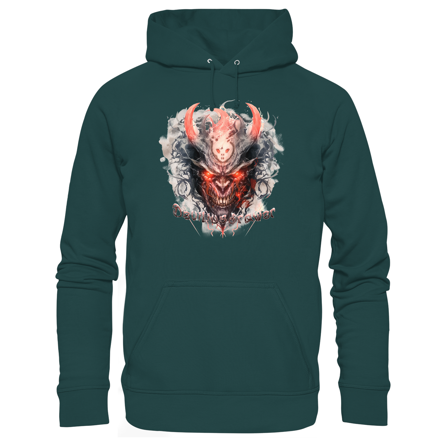 Deviliusdrawer Red Horn Devil - Organic Hoodie