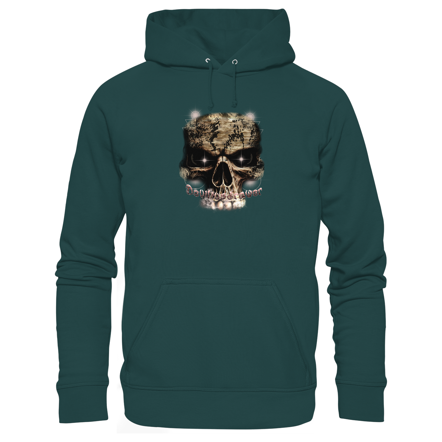 Deviliusdrawer Skeleton Eye - Organic Hoodie