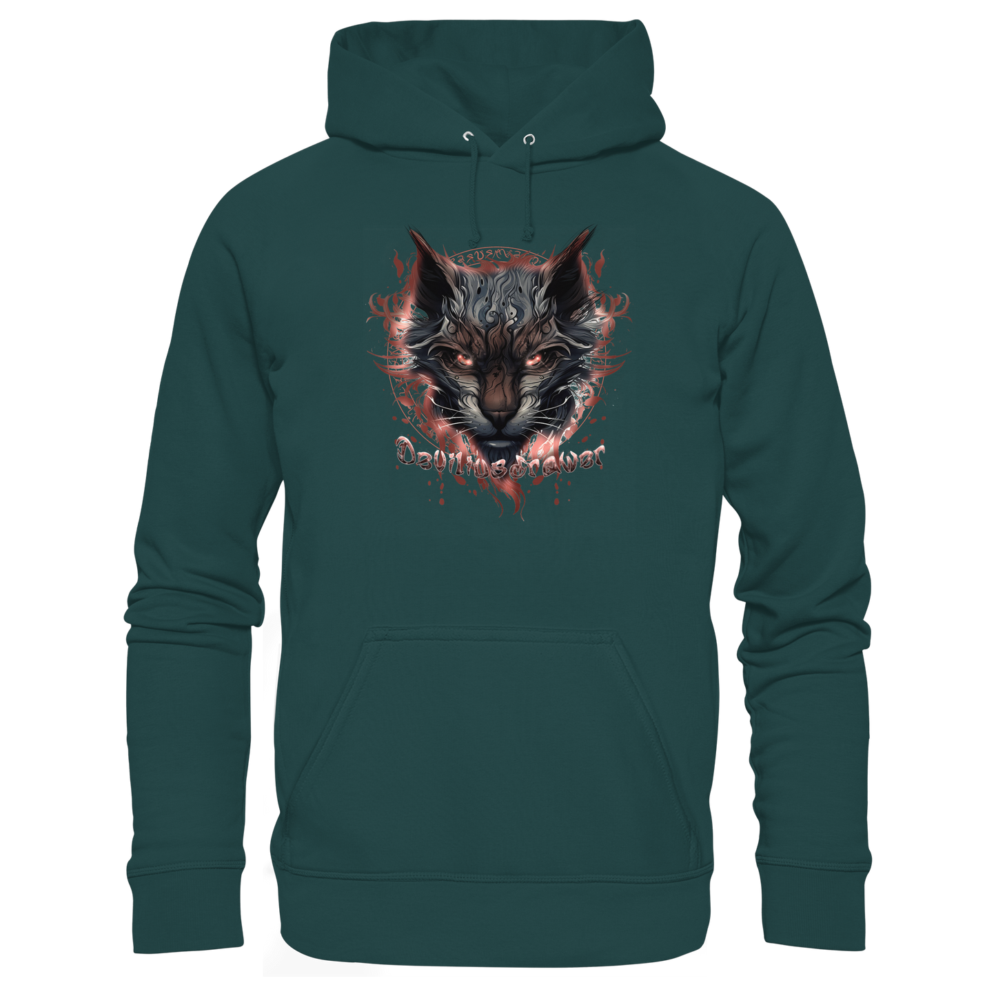 Deviliusdrawer Devil Cat - Organic Hoodie
