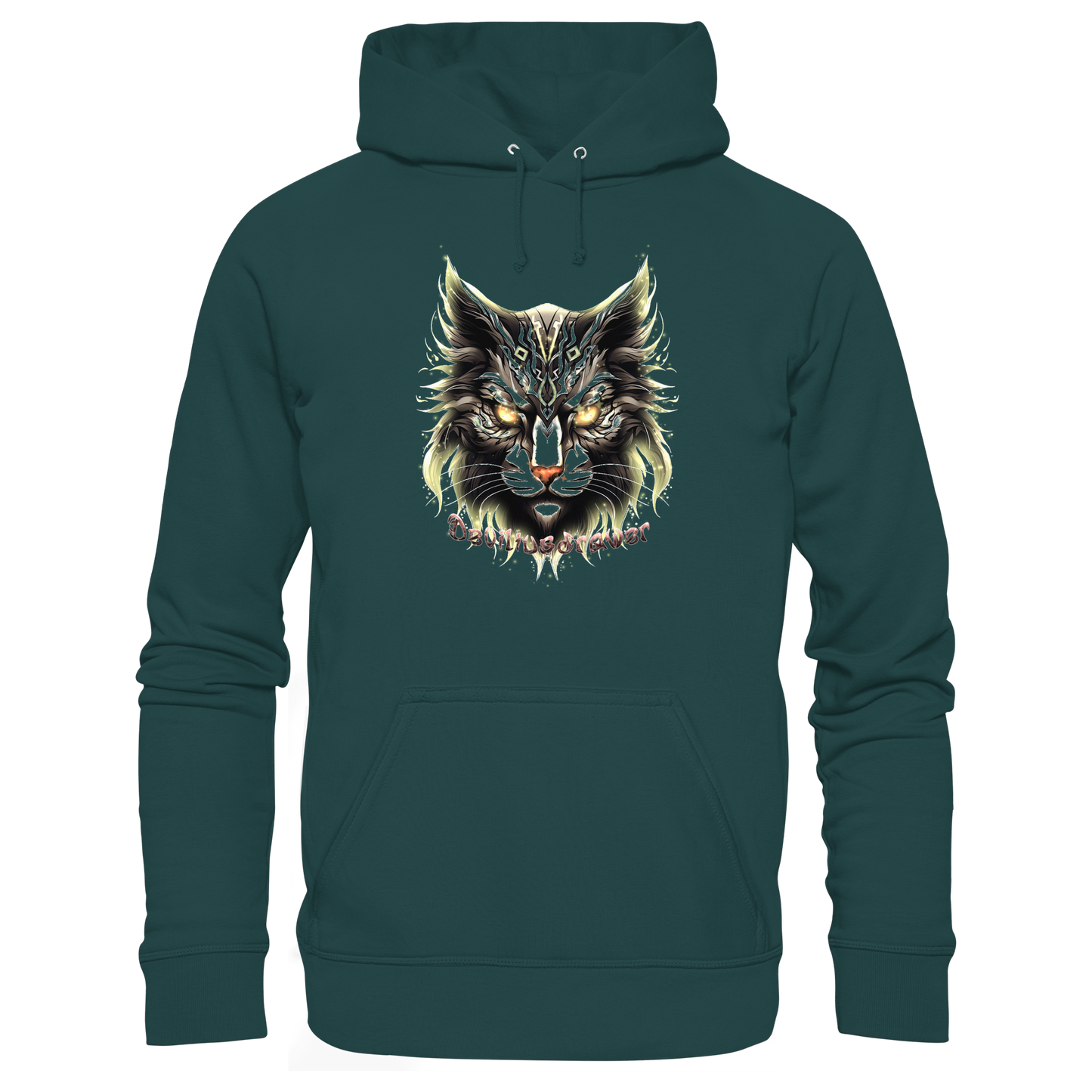 Deviliusdrawer Golden Cat - Organic Hoodie