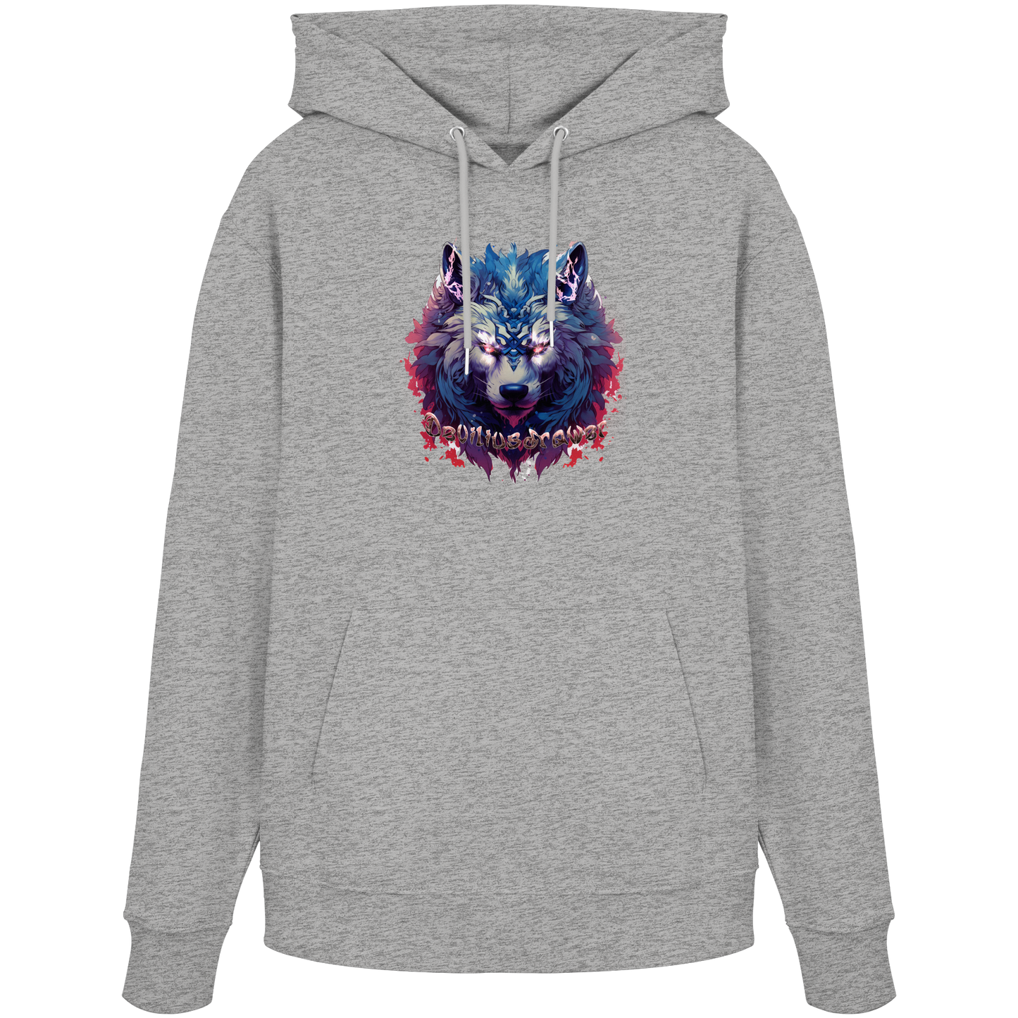 Deviliusdrawer Magic Wolf - Organic Hoodie
