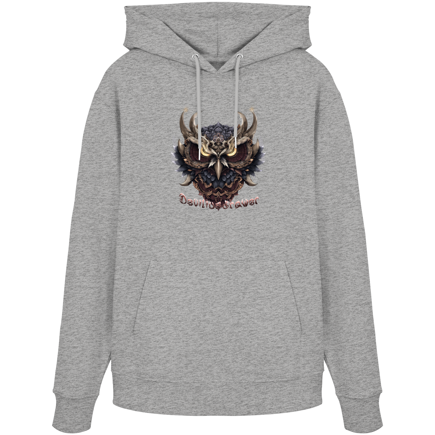 Deviliusdrawer Golden Owl - Organic Hoodie