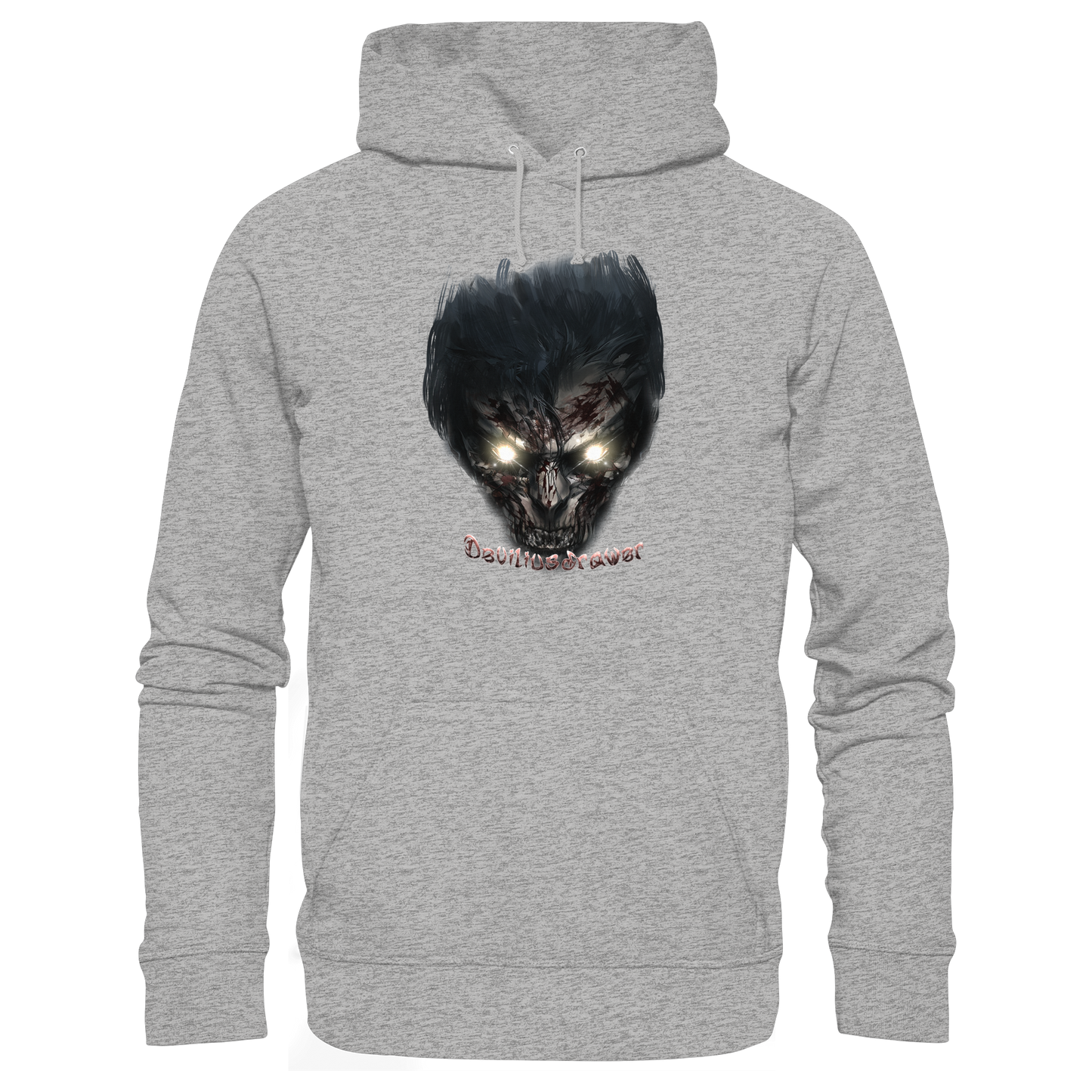 Deviliusdrawer Dark Zombie - Organic Hoodie