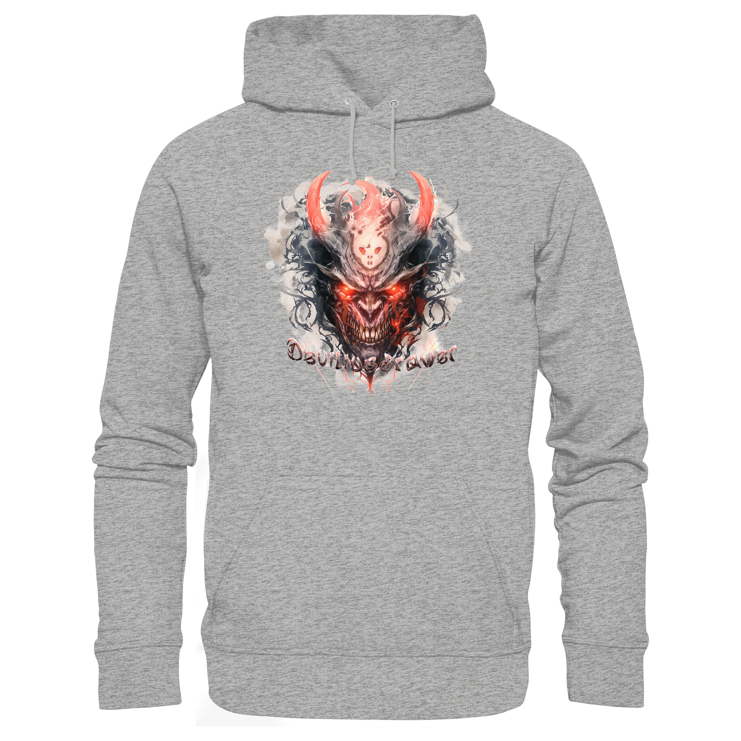 Deviliusdrawer Red Horn Devil - Organic Hoodie