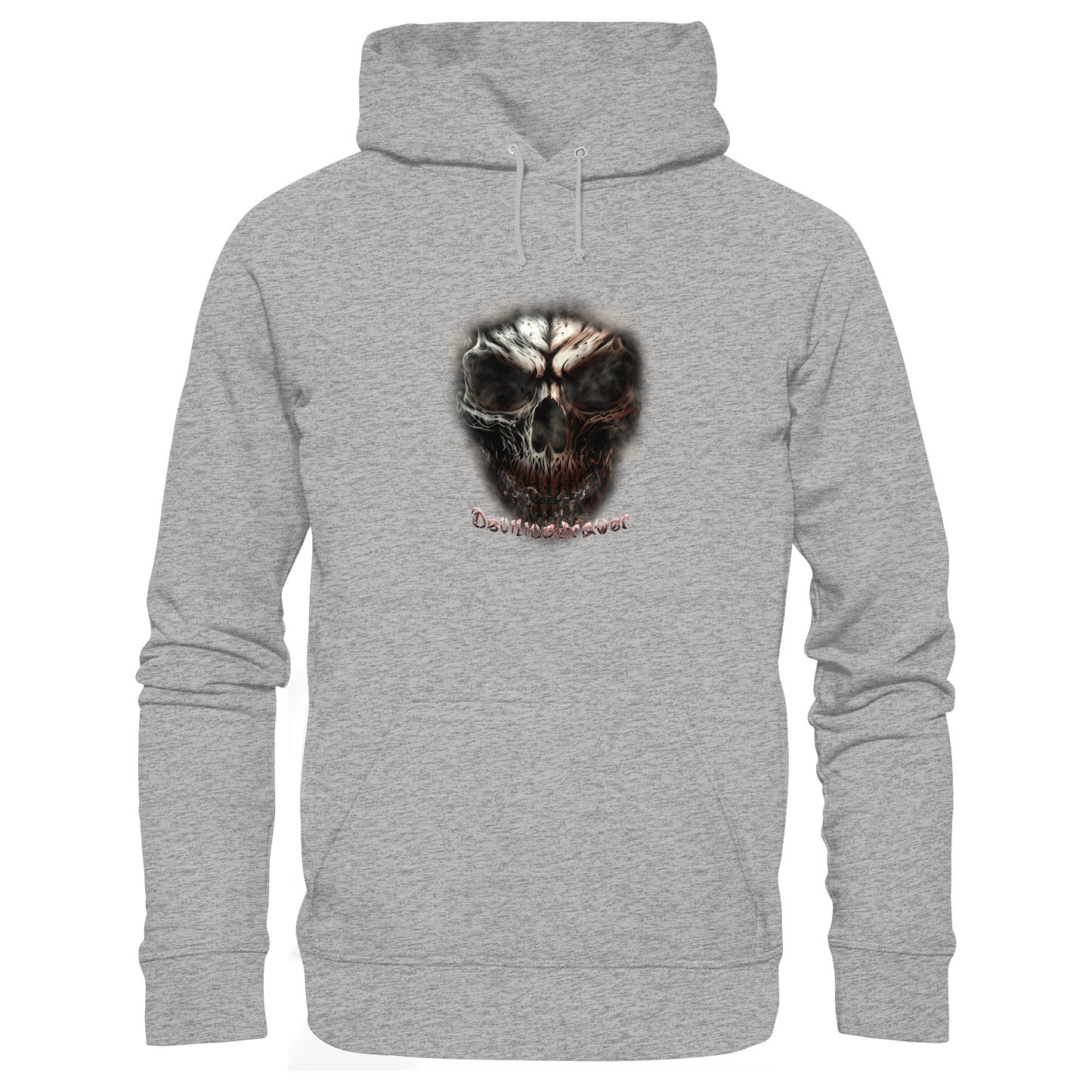 Deviliusdrawer Fire Skeleton - Organic Hoodie