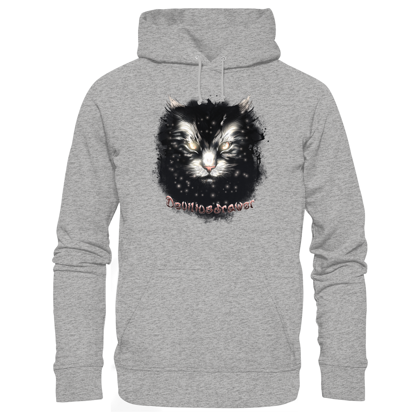 Deviliusdrawer Star Cat - Organic Hoodie