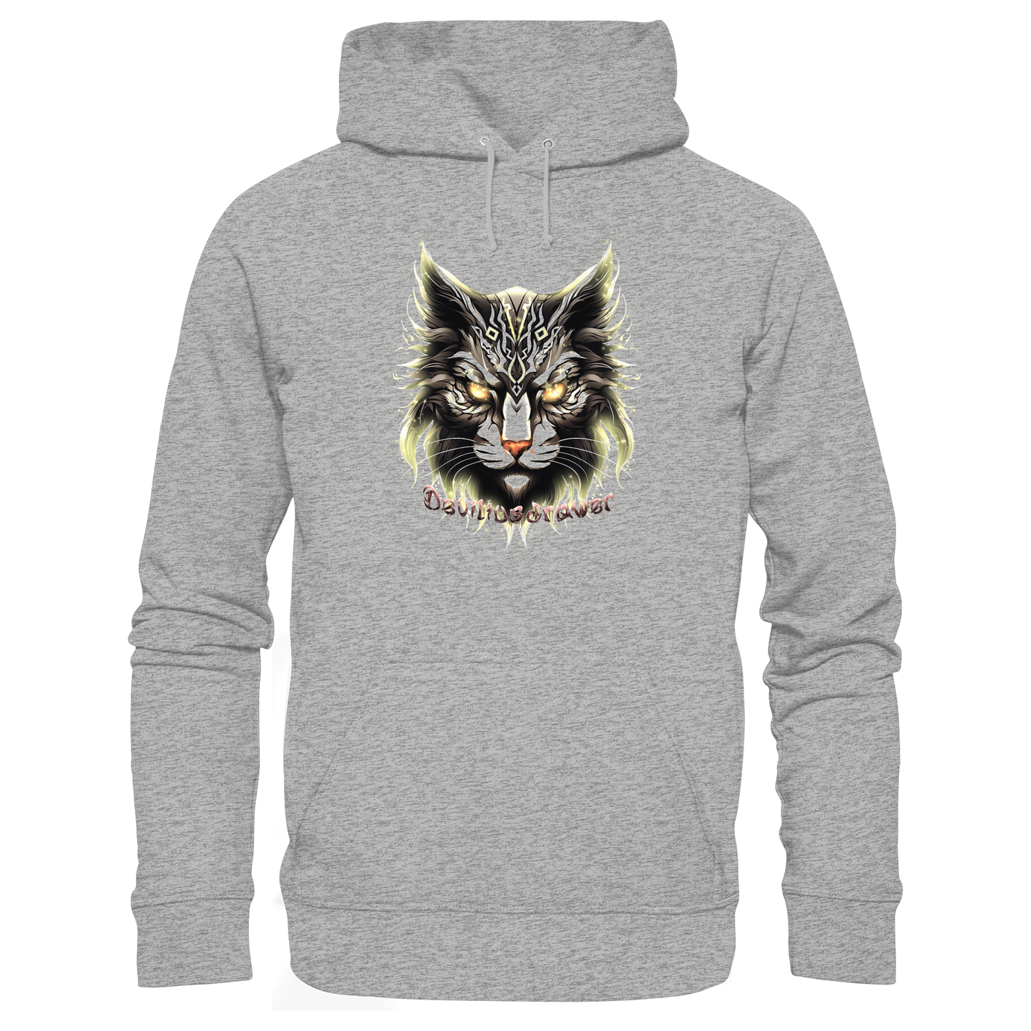 Deviliusdrawer Golden Cat - Organic Hoodie