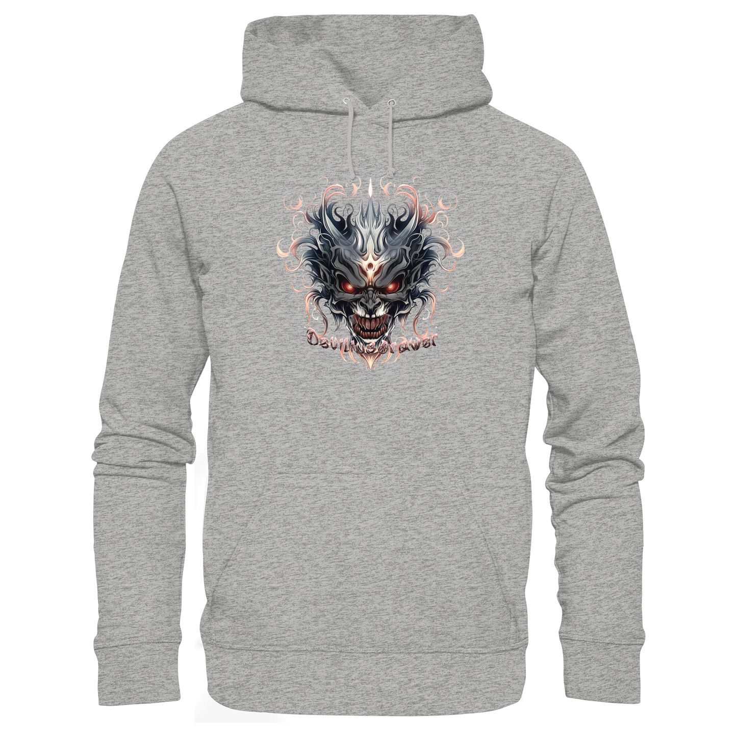 Deviliusdrawer Demon Mask - Organic Hoodie