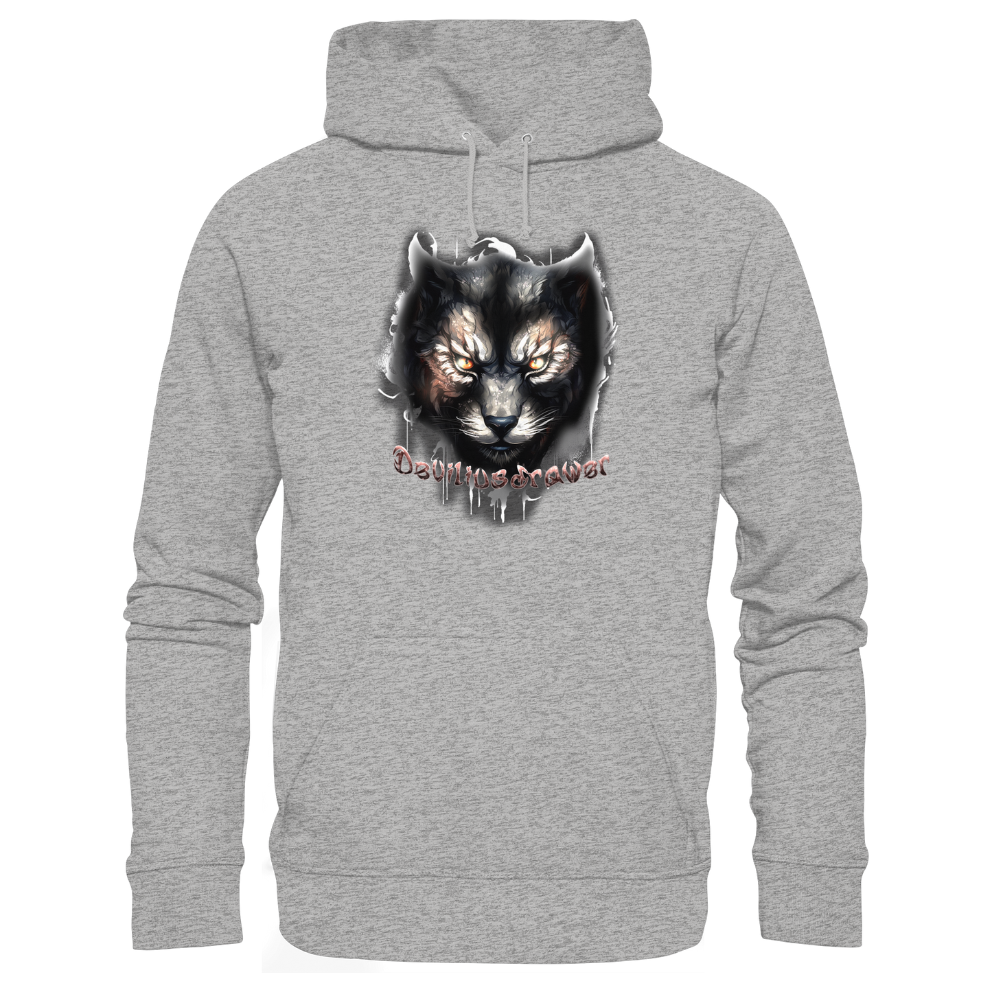 Deviliusdrawer Vampire Cat - Organic Hoodie