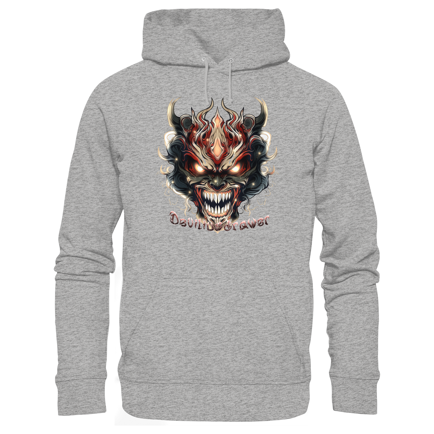 Deviliusdrawer Evil Vamp Mask - Organic Hoodie