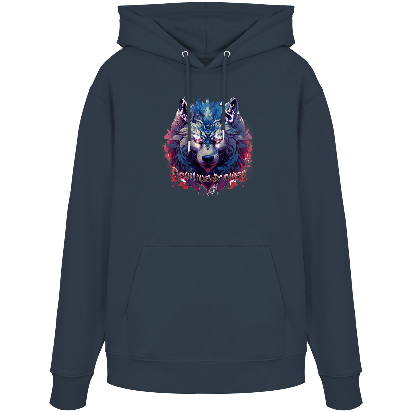 Deviliusdrawer Magic Wolf - Organic Hoodie