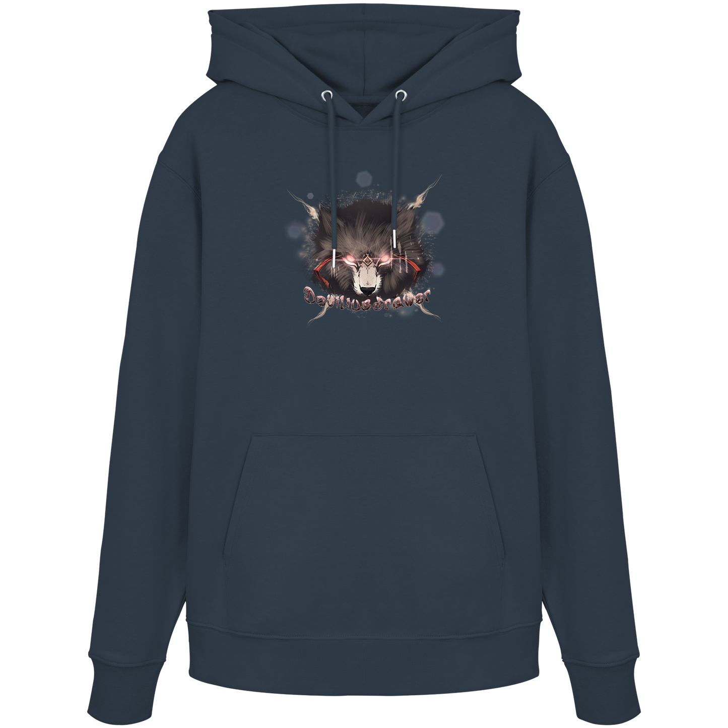 Deviliusdrawer Sparking Wolf - Organic Hoodie