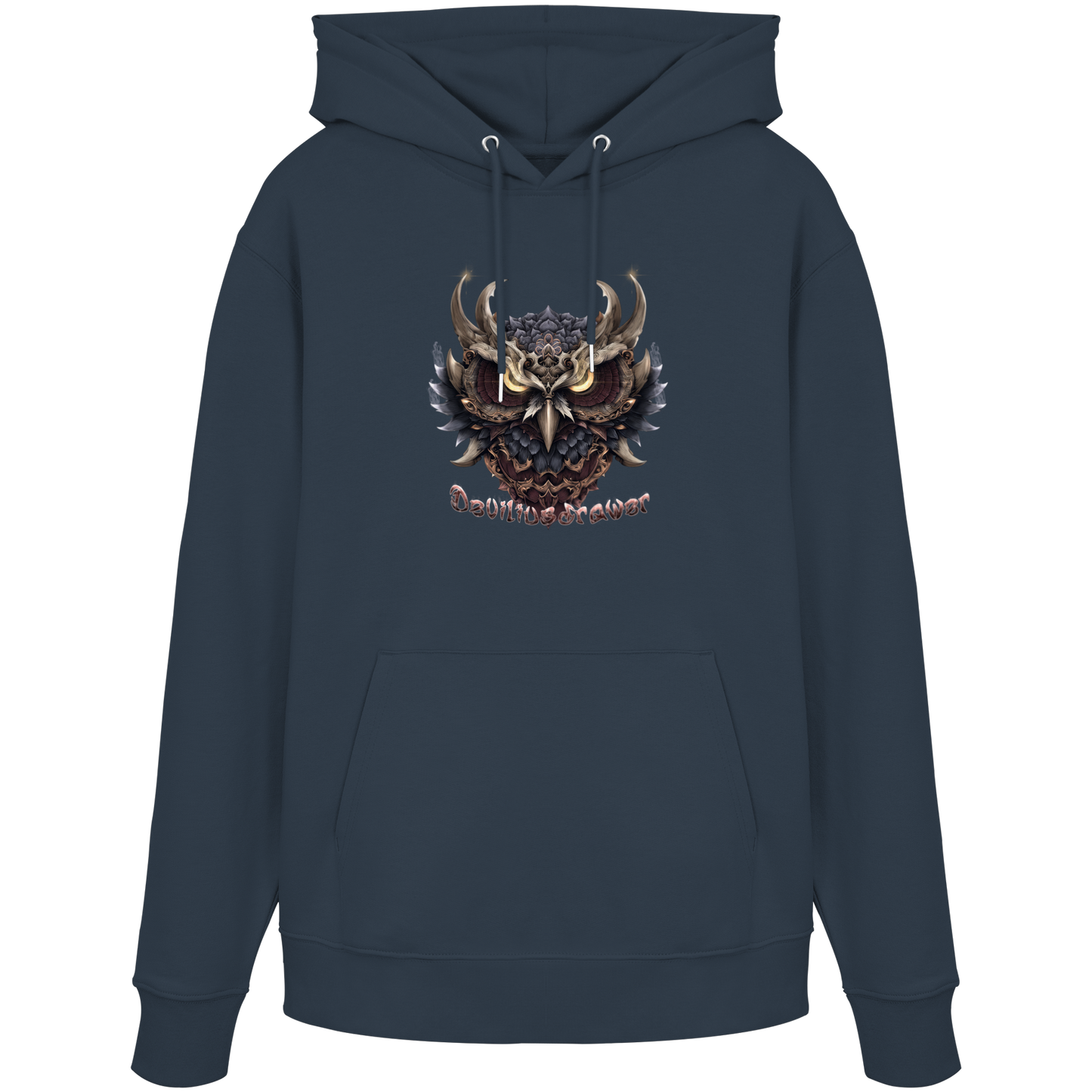 Deviliusdrawer Golden Owl - Organic Hoodie