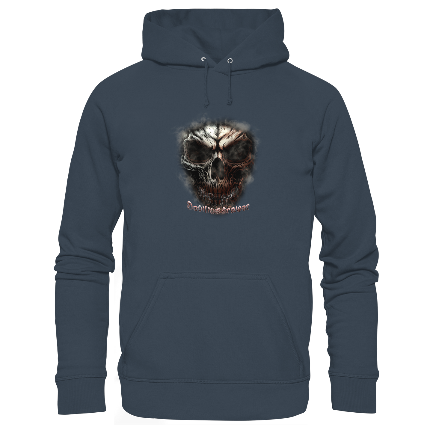 Deviliusdrawer Fire Skeleton - Organic Hoodie