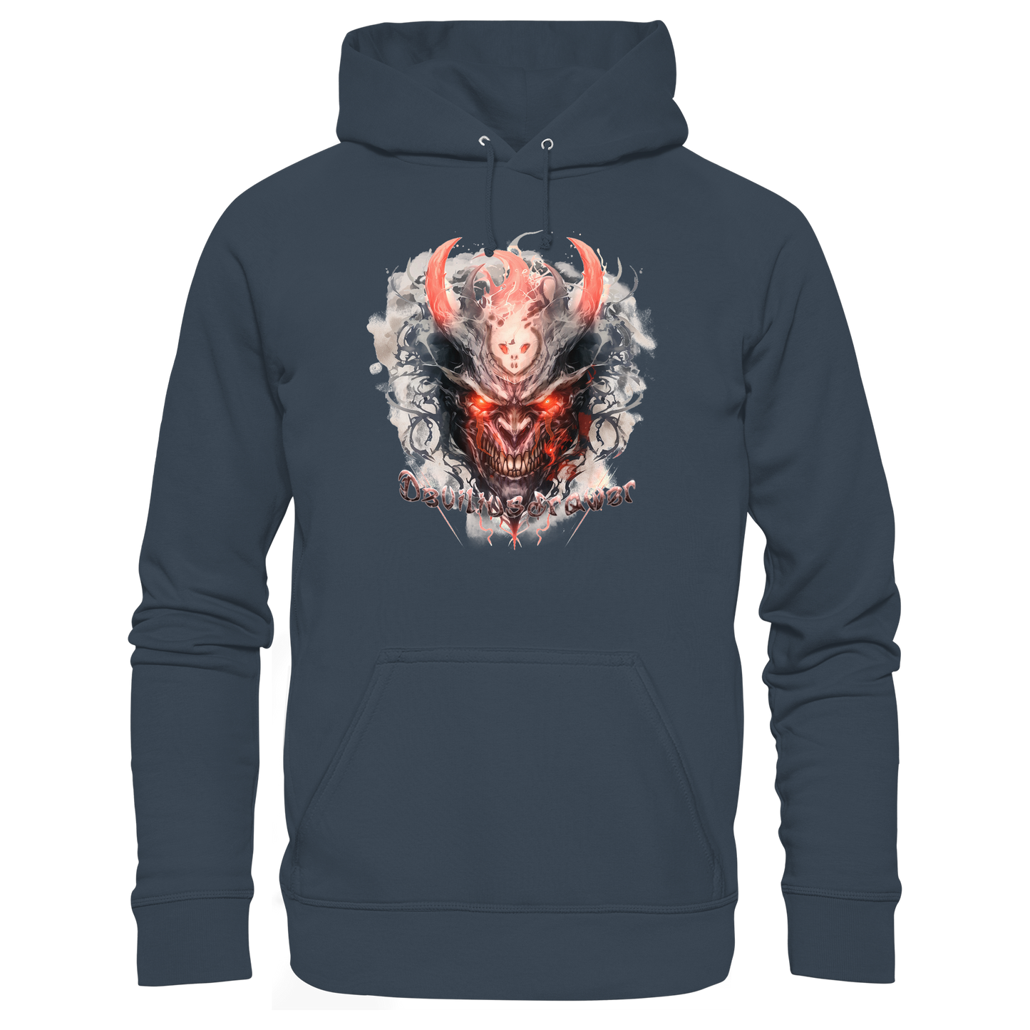 Deviliusdrawer Red Horn Devil - Organic Hoodie