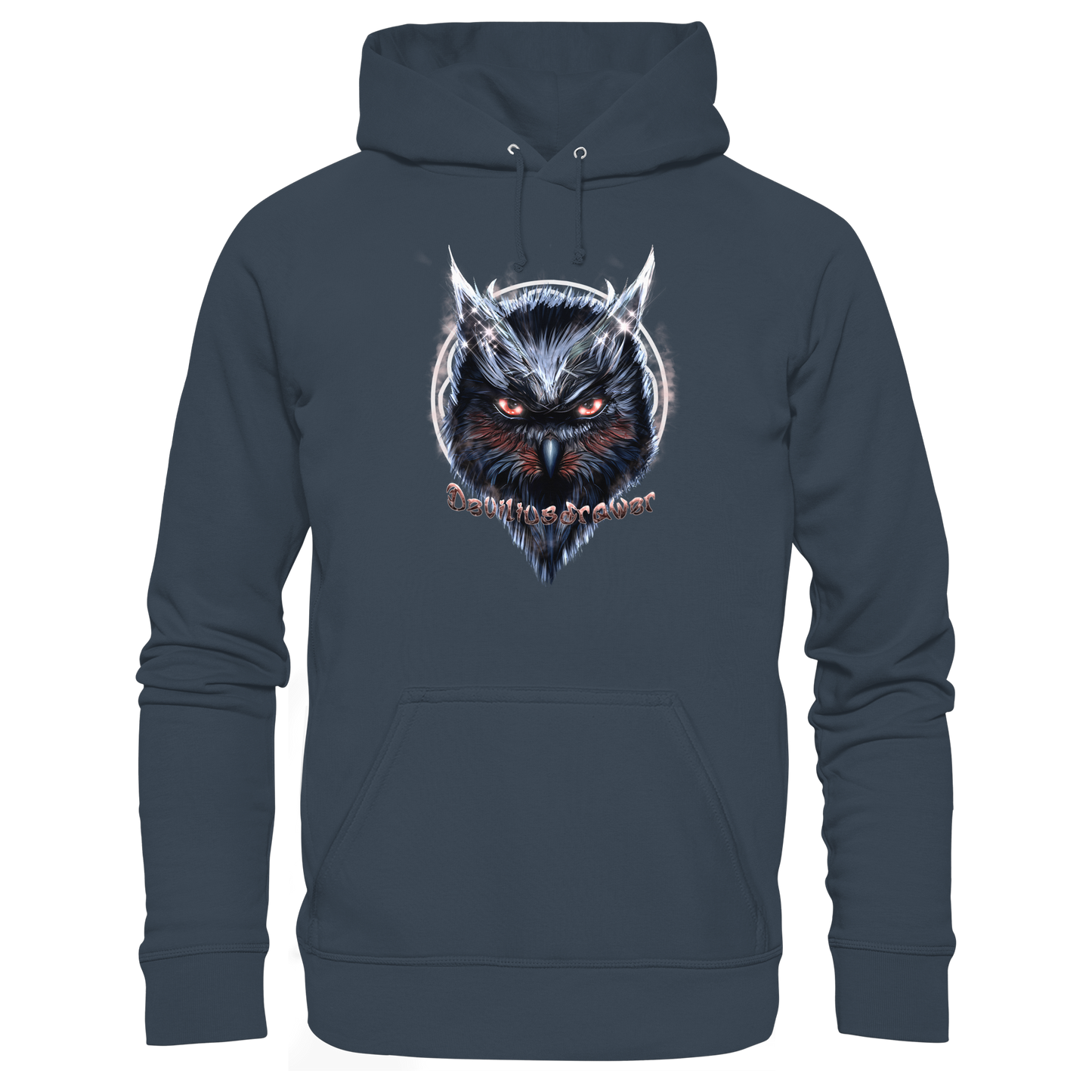 Deviliusdrawer Fire Owl - Organic Hoodie