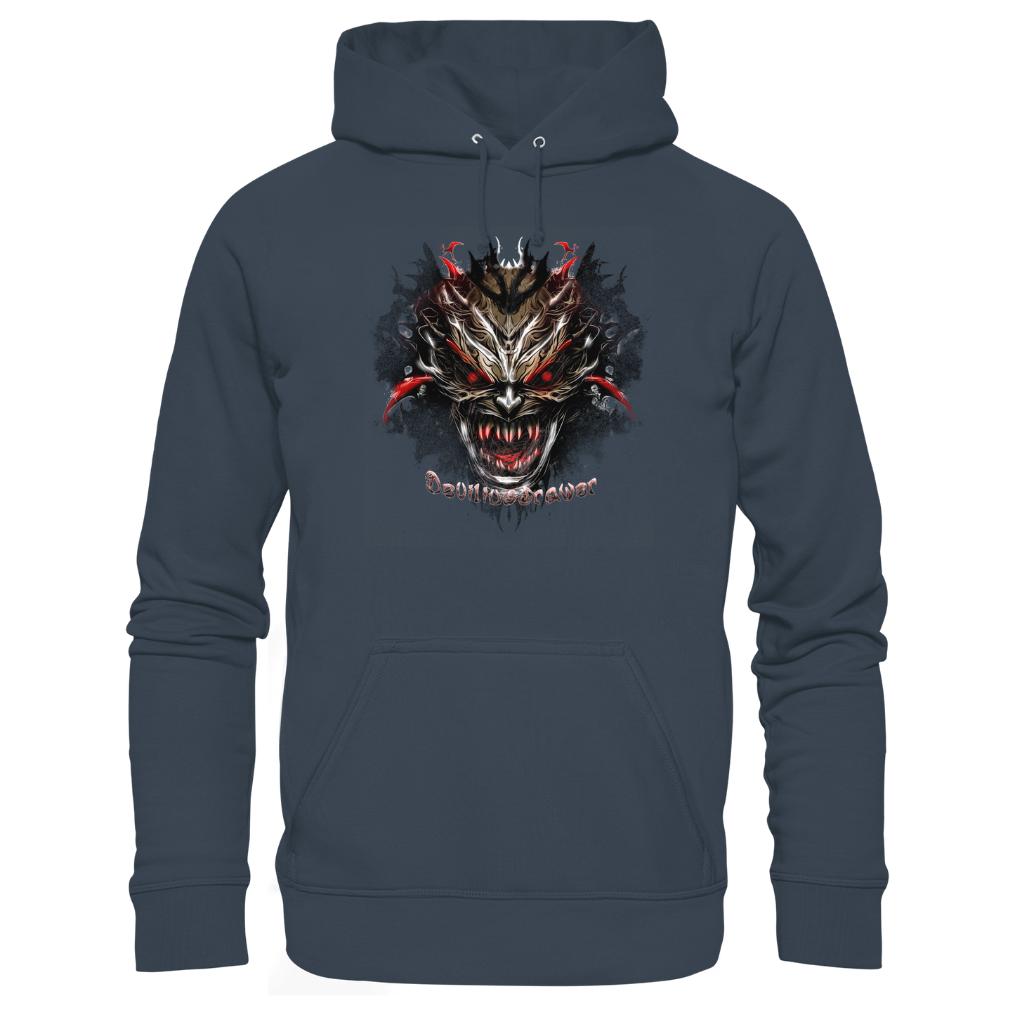 Deviliusdrawer Dark Redeyed Devil - Organic Hoodie