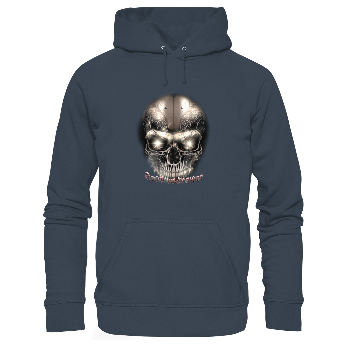 Deviliusdrawer Fire Skeleton Iron - Organic Hoodie