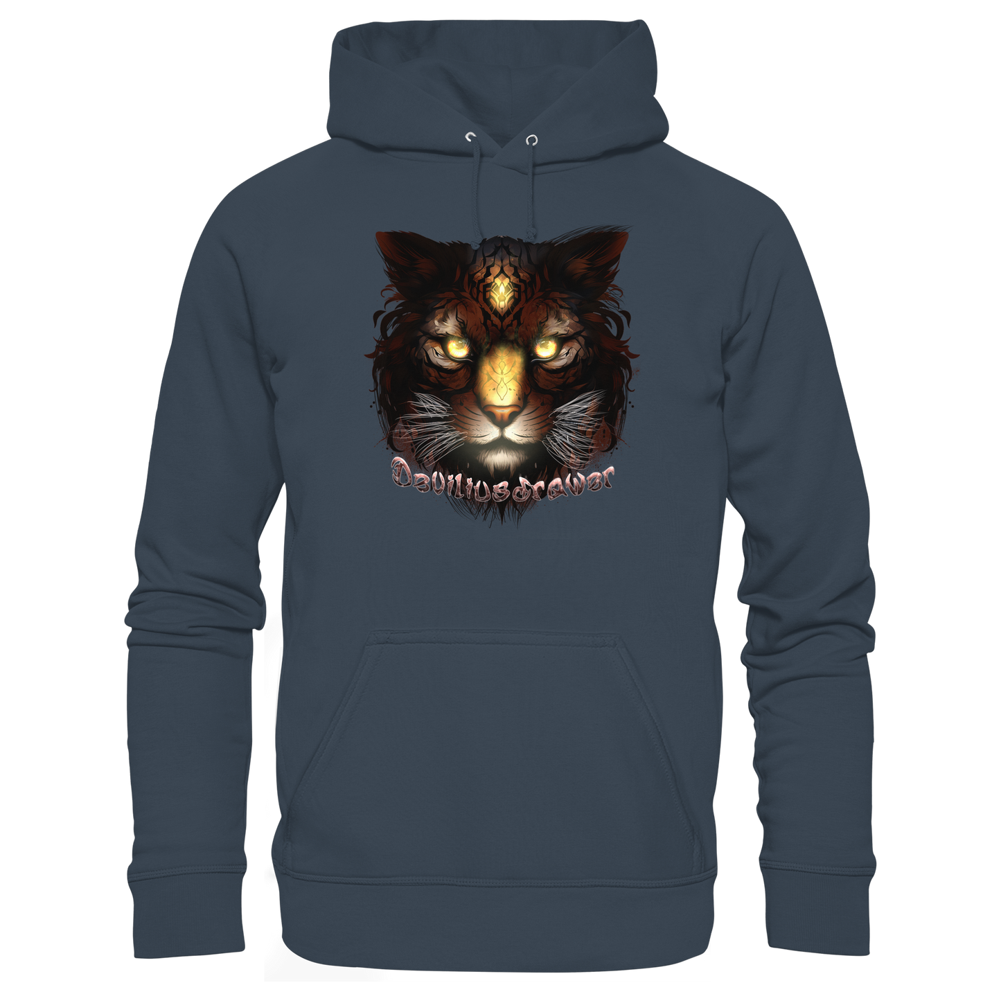 Deviliusdrawer Gold Tigercat - Organic Hoodie