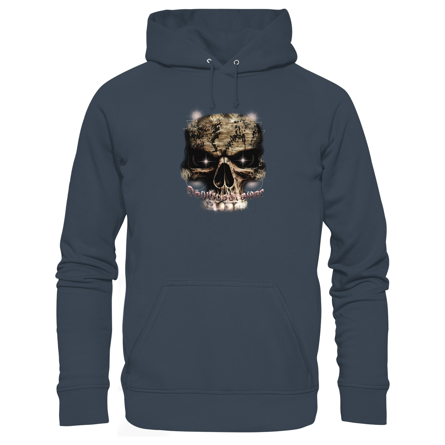 Deviliusdrawer Skeleton Eye - Organic Hoodie