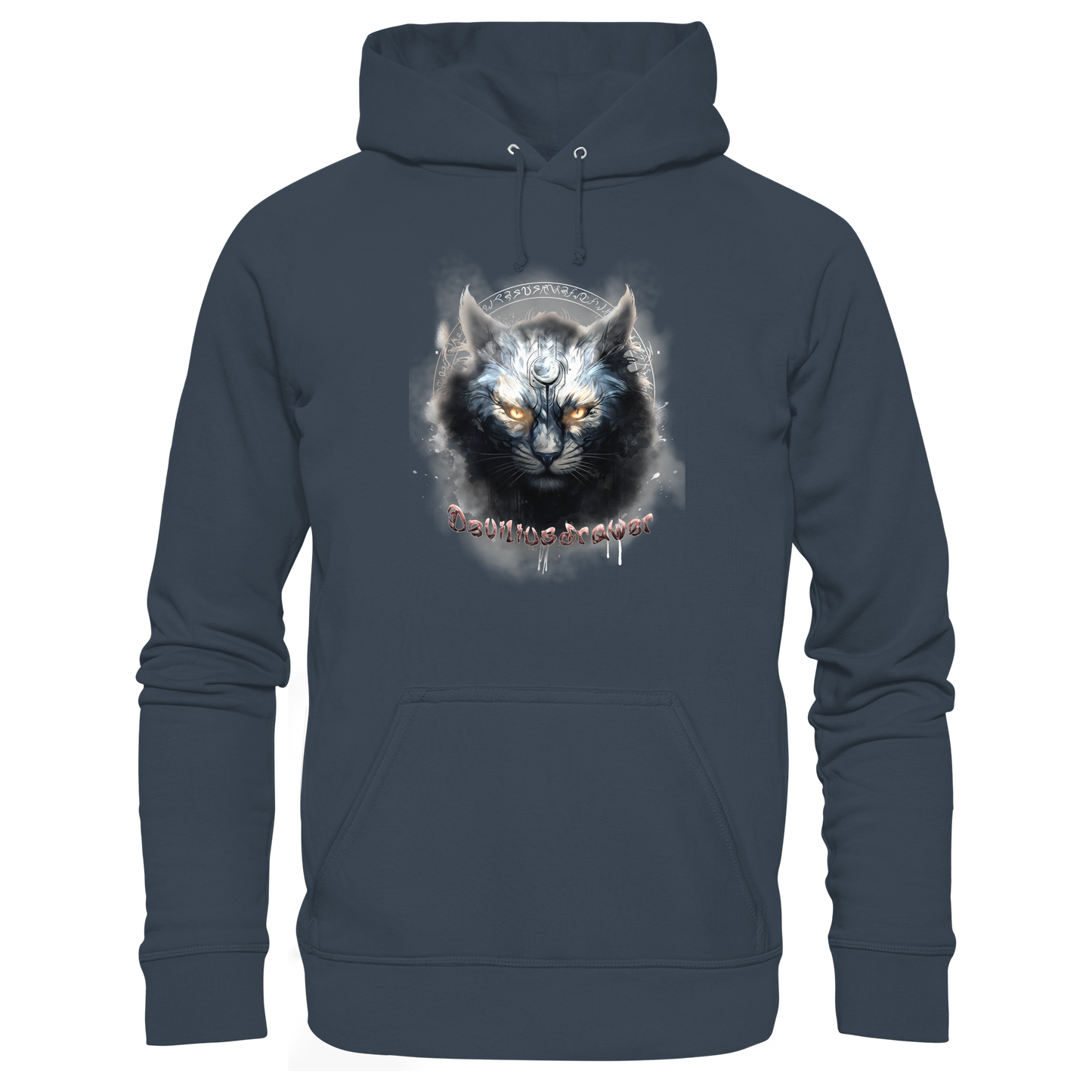 Deviliusdrawer Mysthic Cat - Organic Hoodie