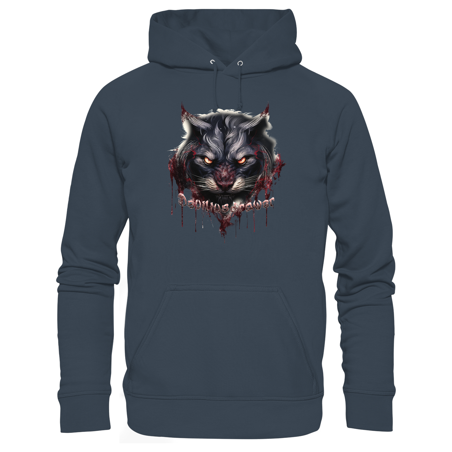 Deviliusdrawer Badass Cat - Organic Hoodie