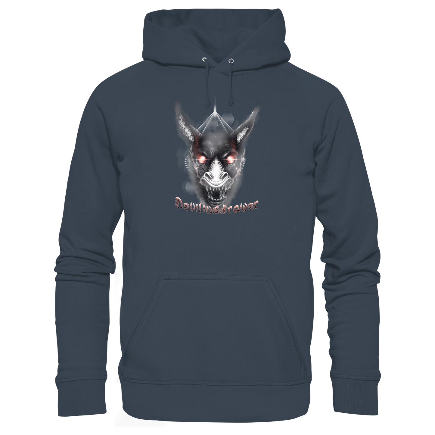 Deviliusdrawer Evil Donkey - Organic Hoodie