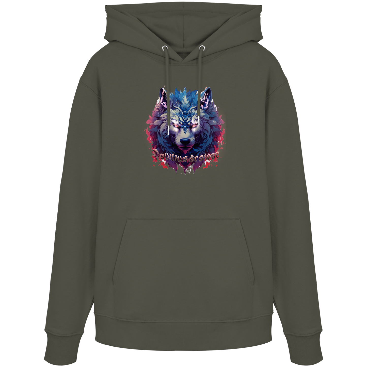 Deviliusdrawer Magic Wolf - Organic Hoodie