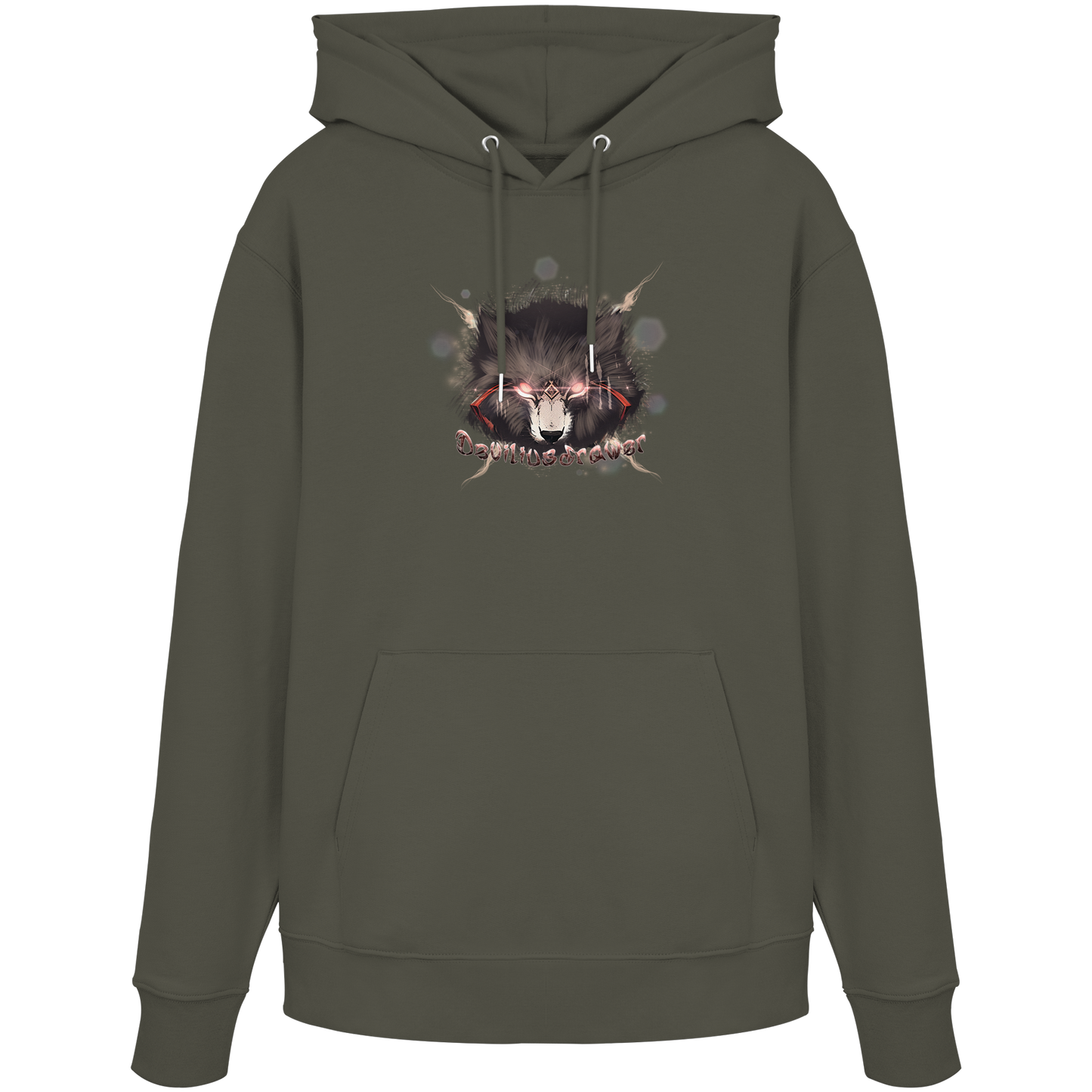 Deviliusdrawer Sparking Wolf - Organic Hoodie