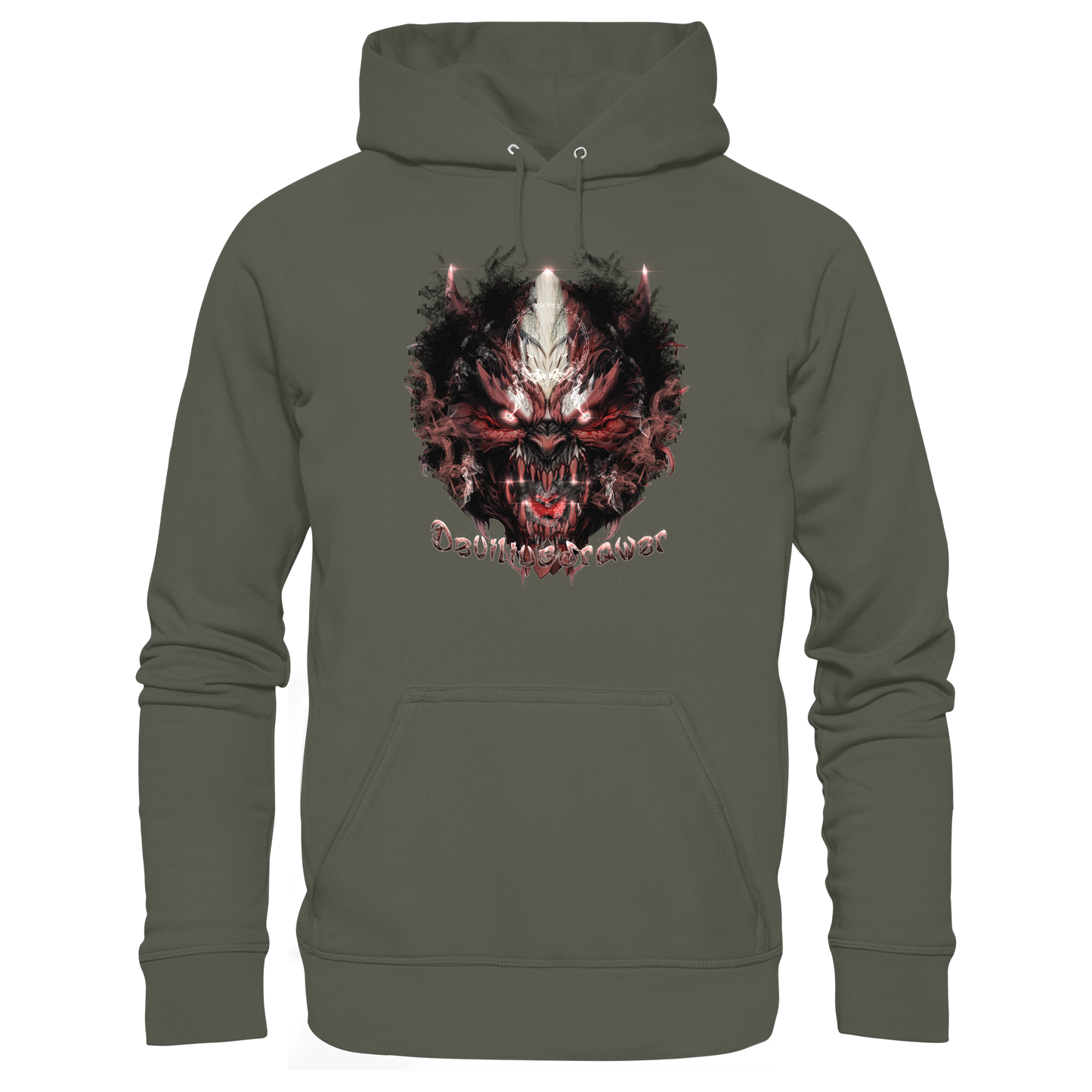 Deviliusdrawer Bloody Demon Vampire - Organic Hoodie