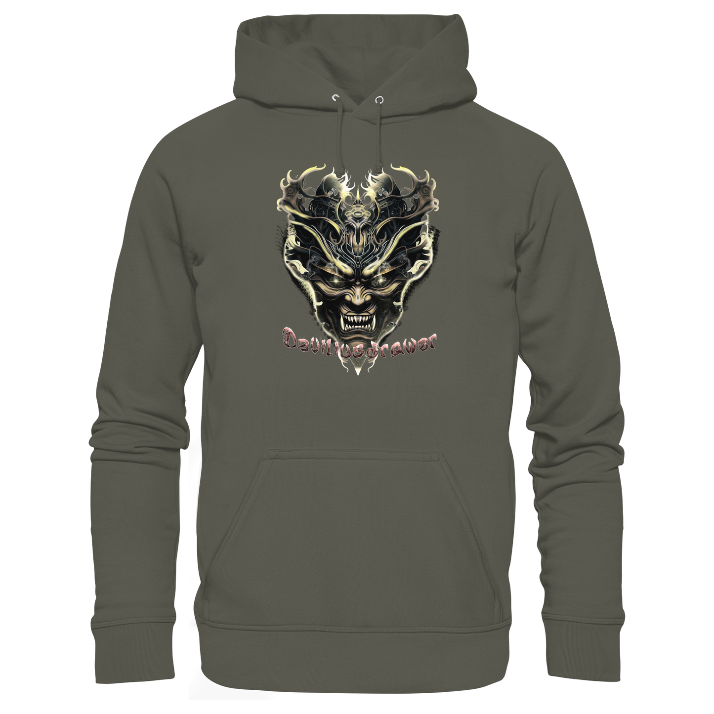 Deviliusdrawer Golden Demon Vampire - Organic Hoodie