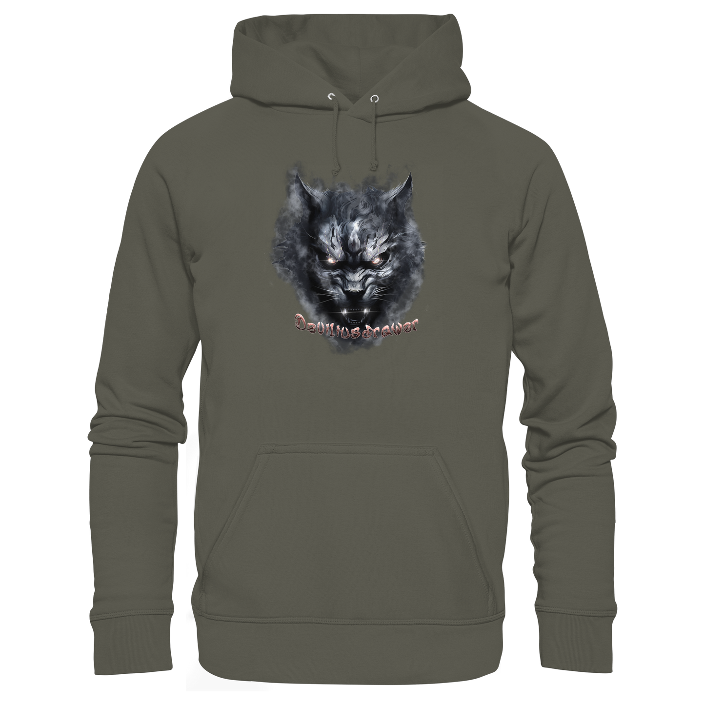 Deviliusdrawer Dark Beast Tiger  - Organic Hoodie