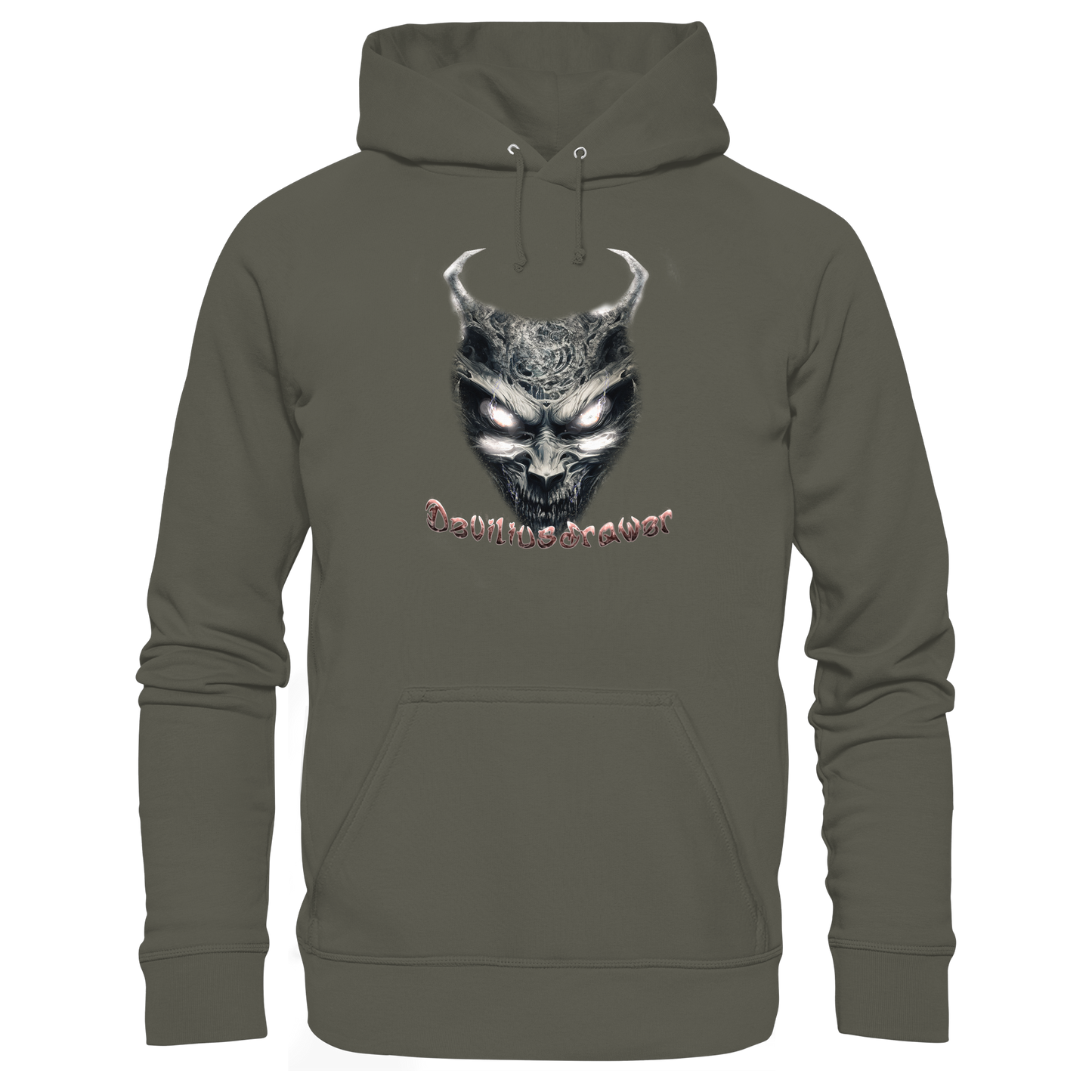 Deviliusdrawer Demonic Evil Zombie - Organic Hoodie