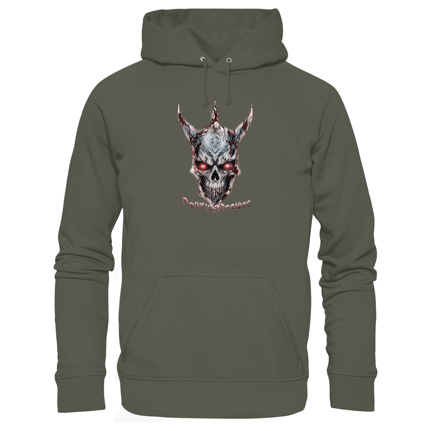 Deviliusdrawer Bloody Skeleton - Organic Hoodie