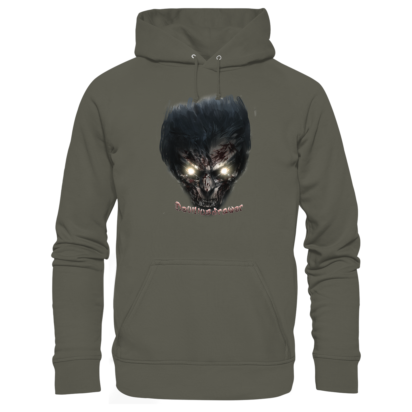 Deviliusdrawer Dark Zombie - Organic Hoodie