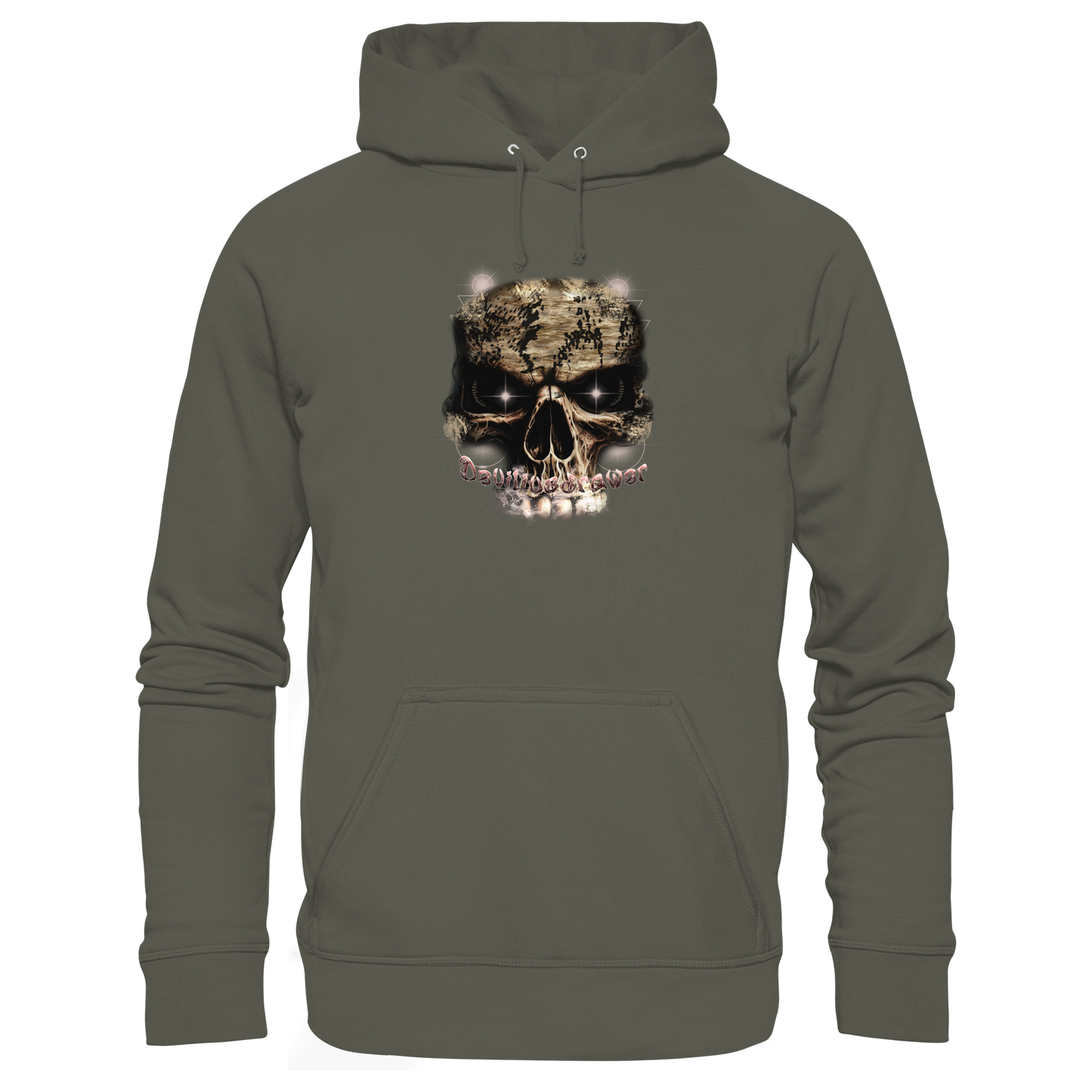 Deviliusdrawer Skeleton Eye - Organic Hoodie